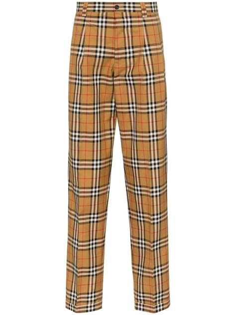 burberry print trousers plt|burberry store online.